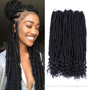 Hot sell Wholesale 20inch  ombre faux dreadlocks faux locs crochet hair dreadlock Goddess locs
